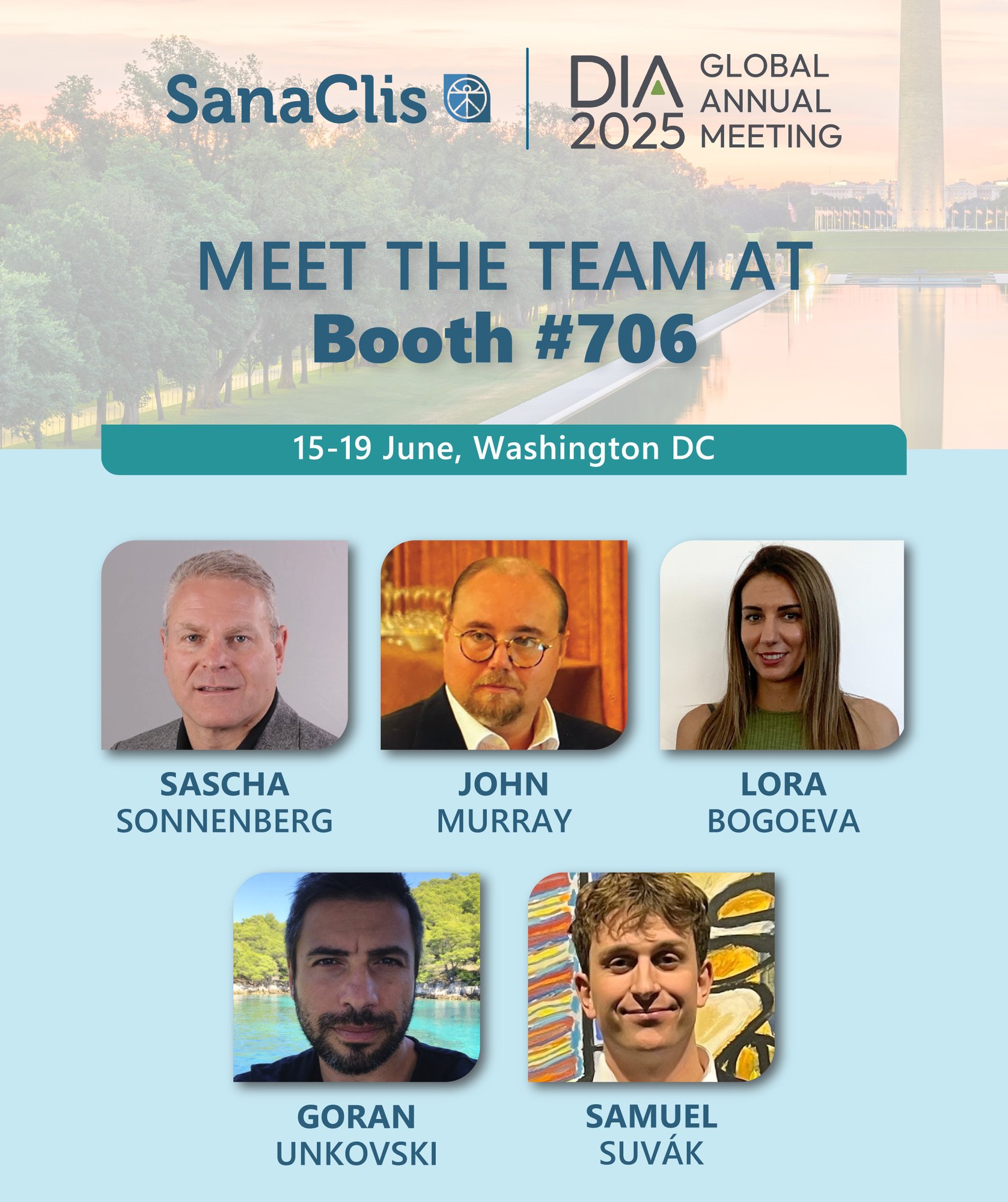 Banner, DIA 2025, Meet the Team