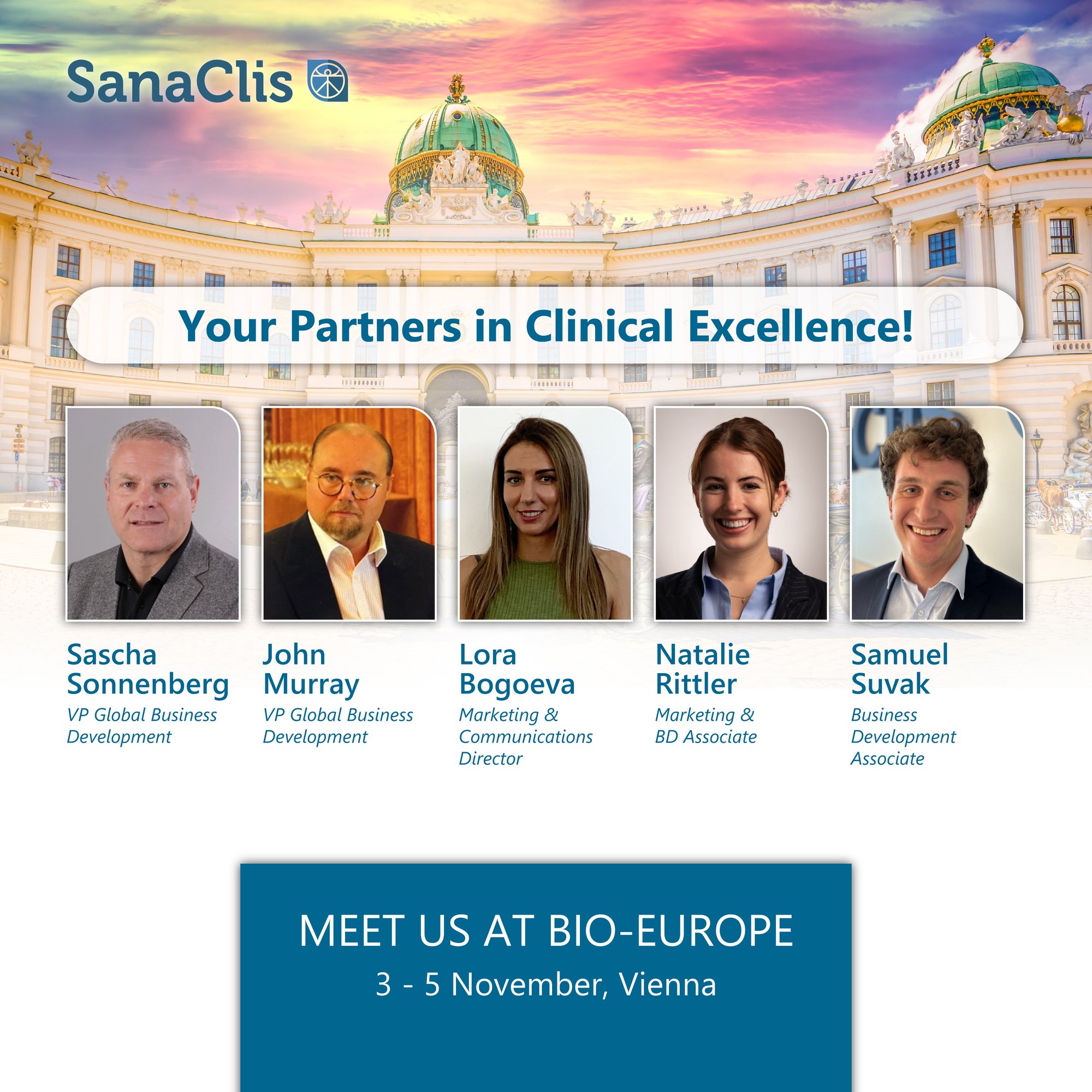 Meet us at Bio-Europe