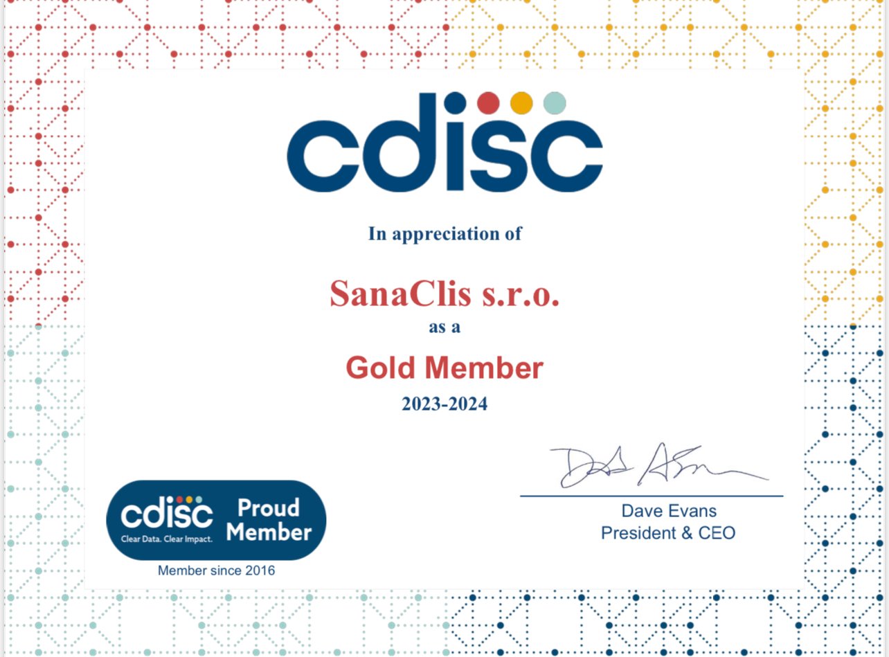 CDISC - GOLD MEMBERSHIP 2023-2024