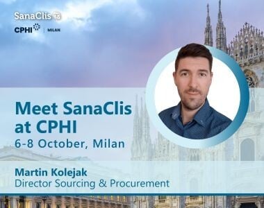 Meet SanaClis at CPHI, Banner