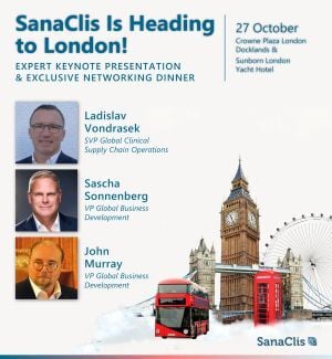 SanaClis is Heading to London, Banner