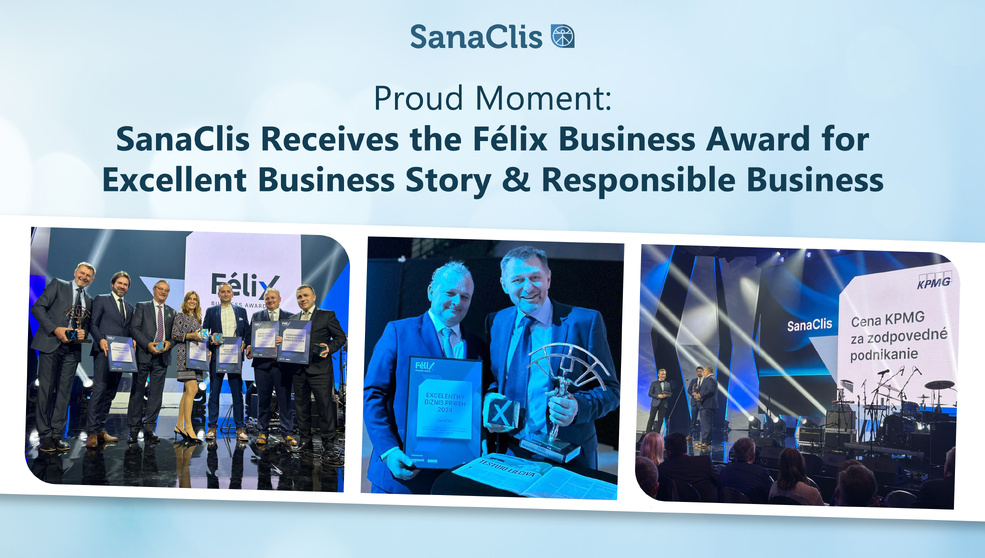 SanaClis Wins Excellent Business Story & Responsible Business Awards, Banner