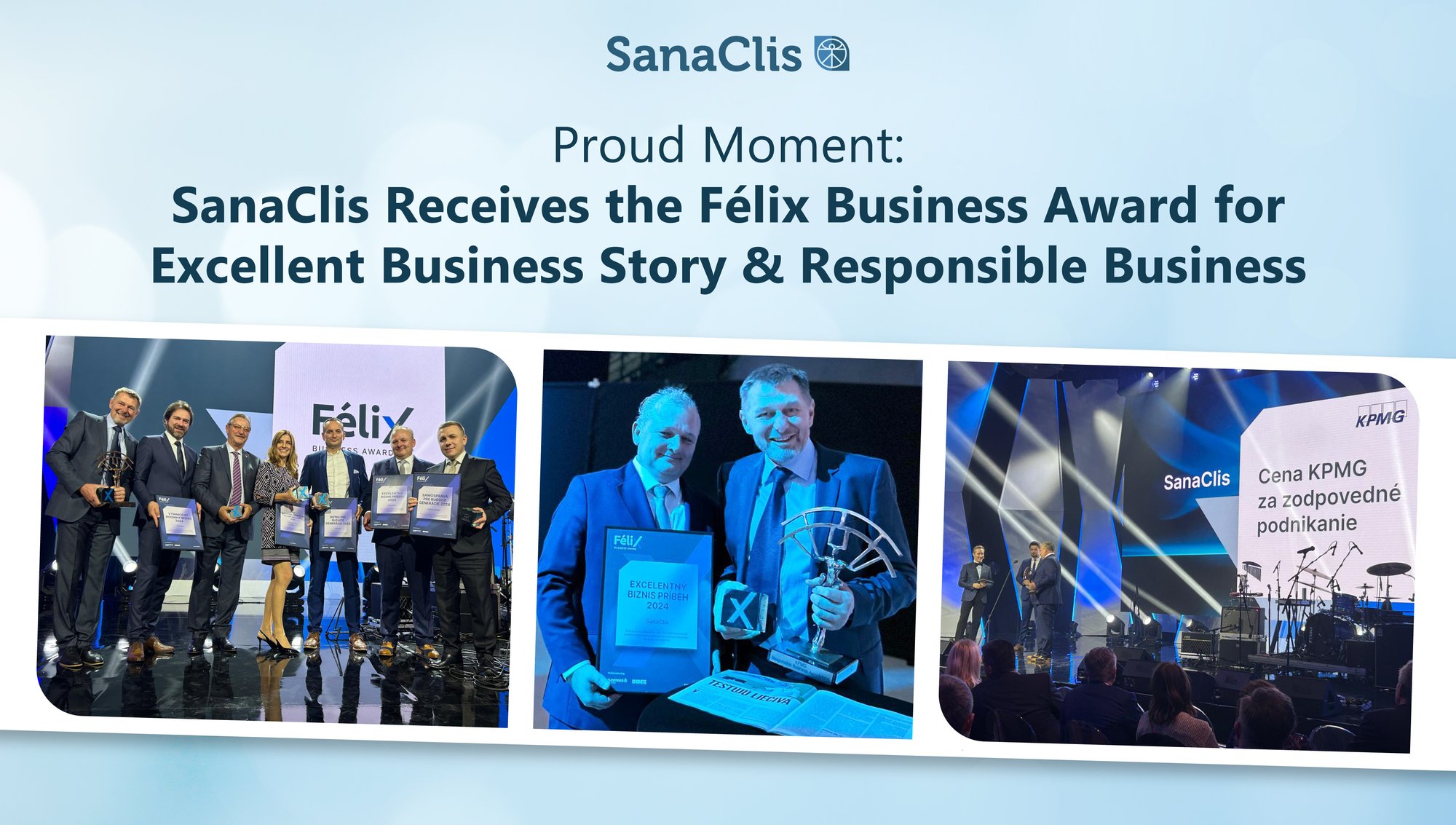 SanaClis Receives the Felix Business Award for Excellent Business Story and Responsible Business