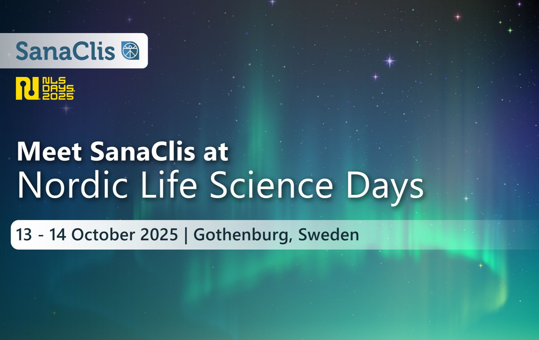 Meet SanaClis at Nordic Life Science Days