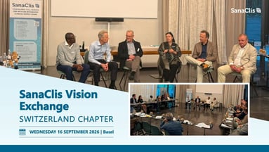 Banner for the SanaClis Vision Exchange, Switzerland Chapter, 2026