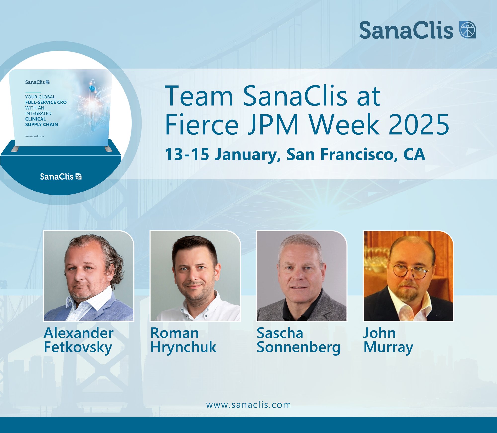 SanaClis at Fierce JPM Week 2025-01-01