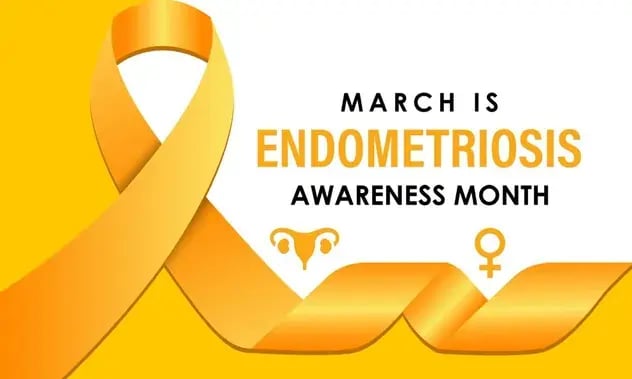 March is Endometriosis Awareness Month, Banner