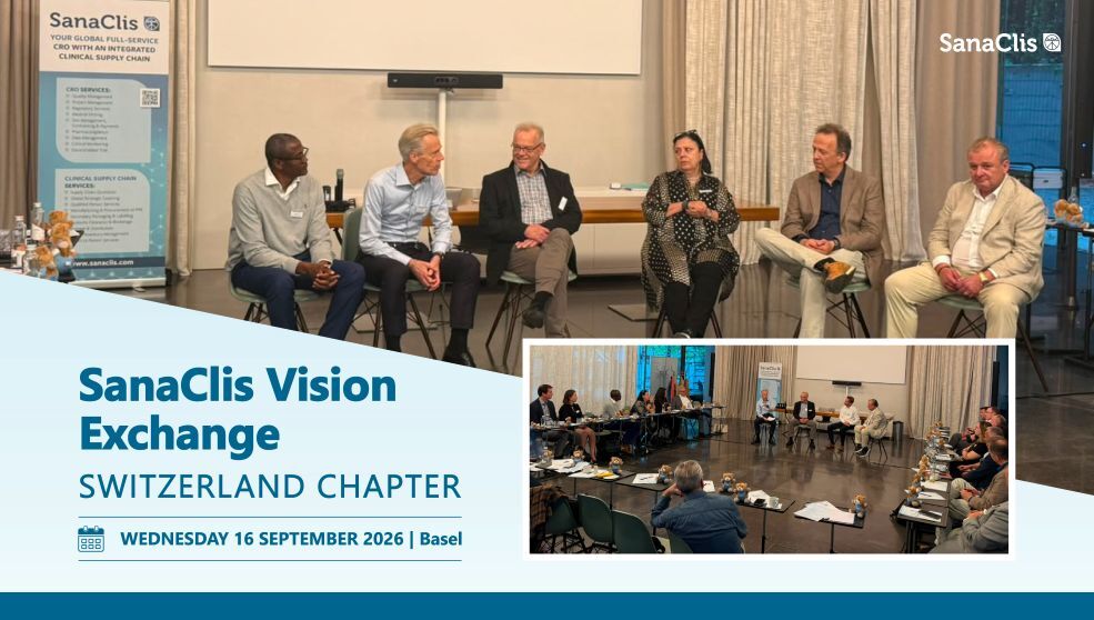 Banner for the SanaClis Vision Exchange, Switzerland Chapter, 2026